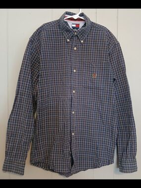 Tommy Hilfiger Boys Size Large  Button Up Long Sleeve Top